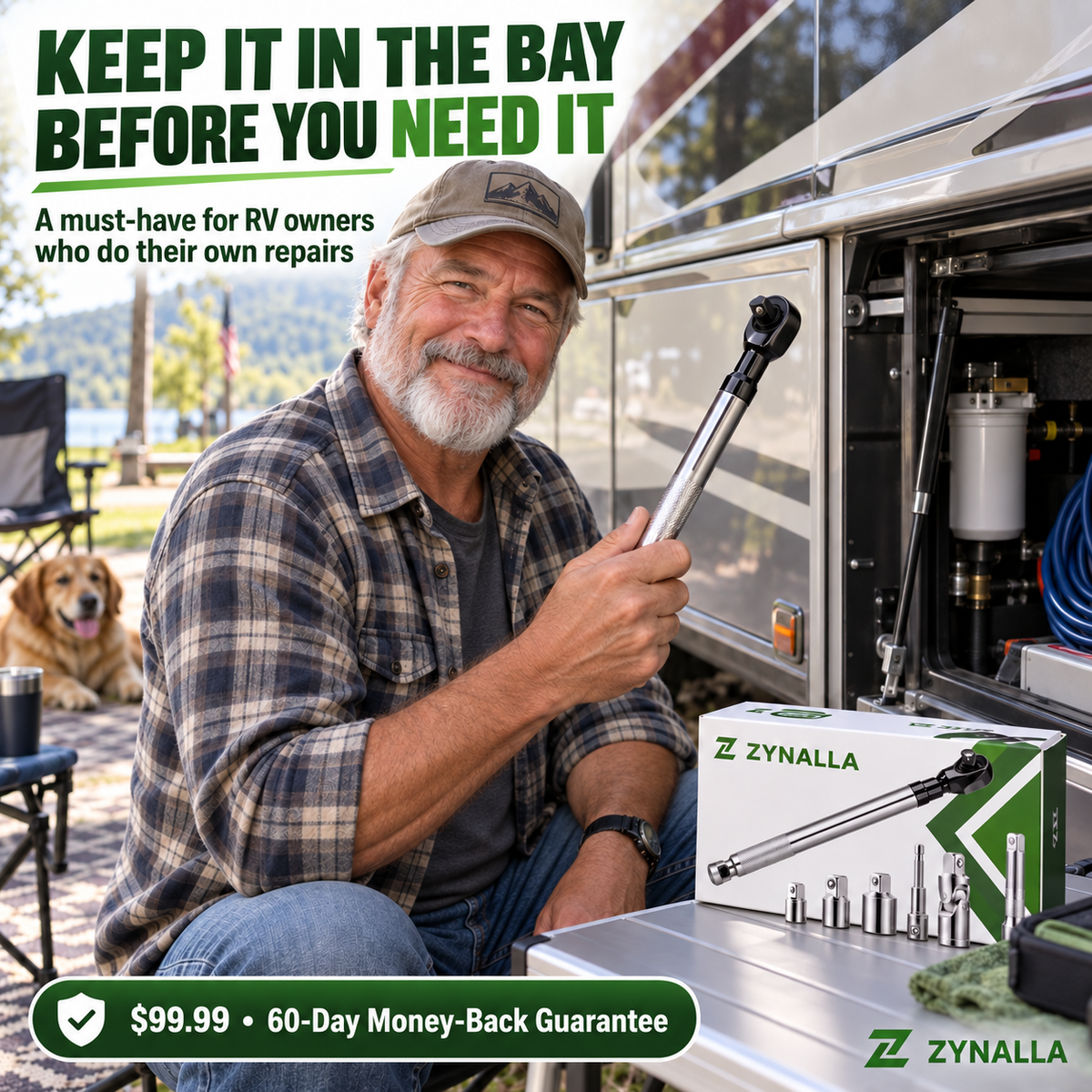 Zynalla™ Impact Access Extension Wrench